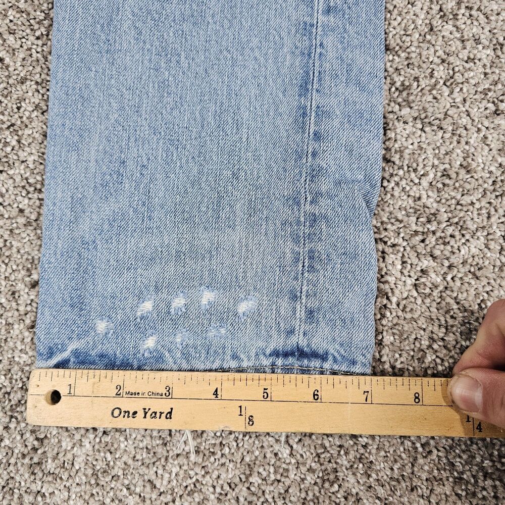 Ralph Lauren Denim Supply Jeans Mens 33x30 Slim Straight Distressed Grunge Work - Picture 16 of 16